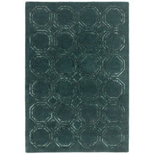 Load image into Gallery viewer, Petrol Geometric Hand Tufted Rug
