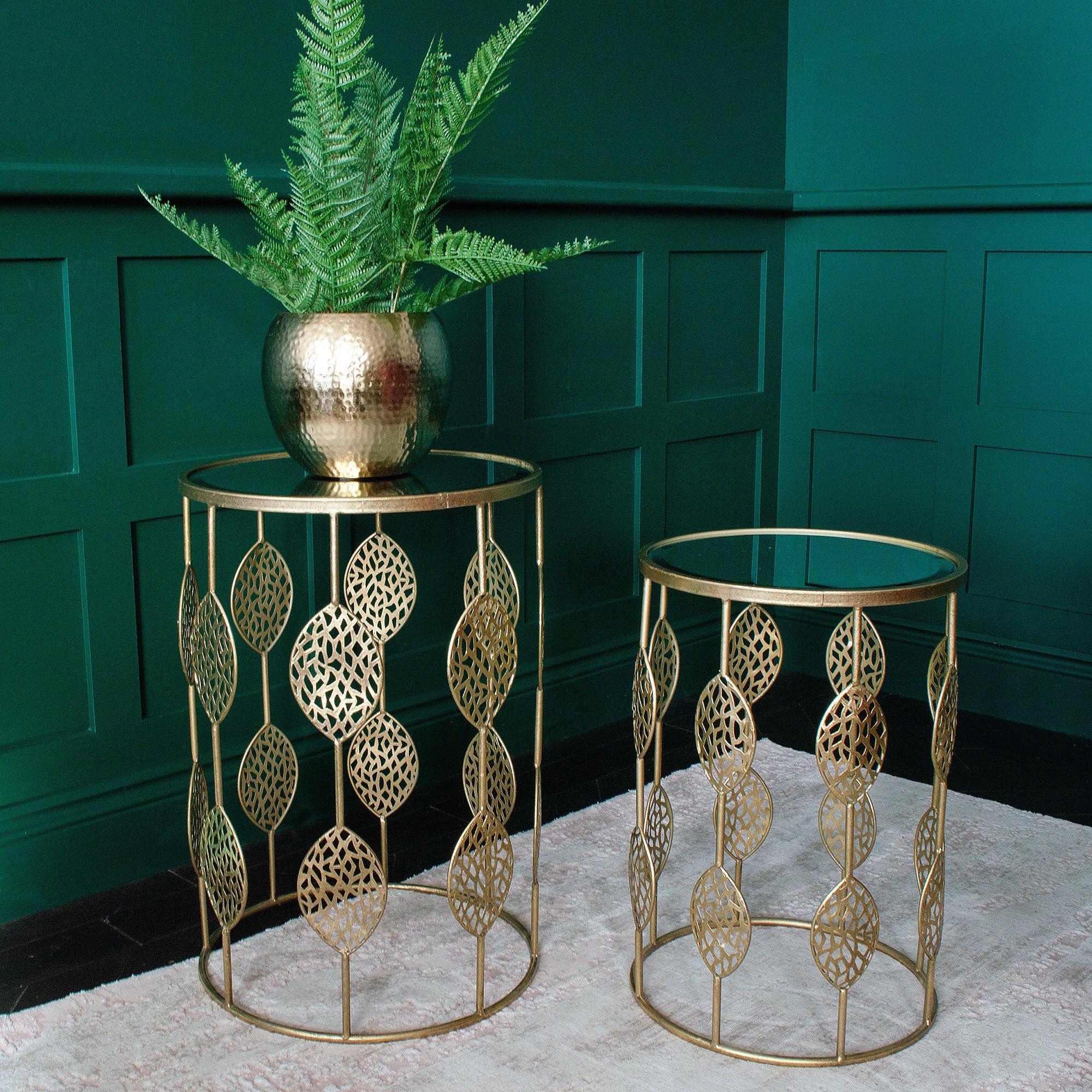 Ariana Gold Nest of Tables | Set of 2