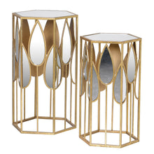 Load image into Gallery viewer, Faiza Mirrored Nest of Tables | Set of 2