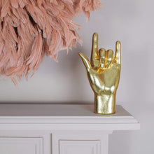 Load image into Gallery viewer, Gold &#39;Rock On!&#39; Hand