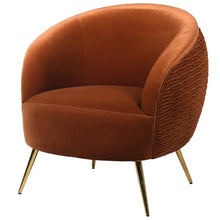Load image into Gallery viewer, Lola Curvaceous Burnt Orange Velvet Armchair