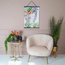 Load image into Gallery viewer, Marilyn Blush Velvet Armchair