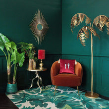 Load image into Gallery viewer, Palm Jungle Green Tropical Rug