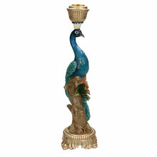 Load image into Gallery viewer, Regal Peacock Candle Holder