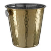 Hammered Gold Ice Bucket