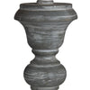 Elegant Distressed Wood Floor Lamp