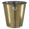 Hammered Gold Ice Bucket