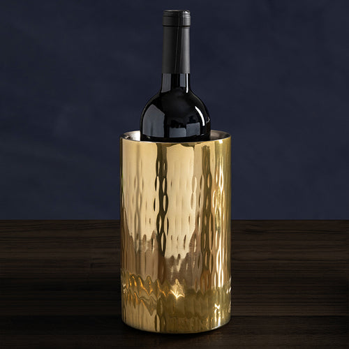 Hammered Gold Wine Cooler