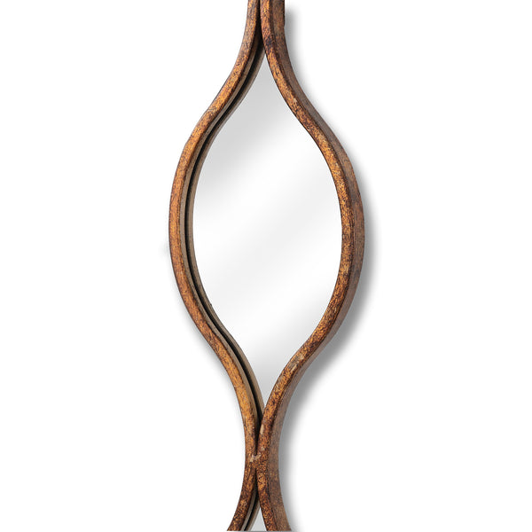 Wavy Glass Wall Mirror