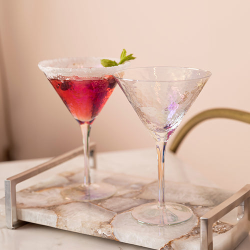 Iridescent Cocktail Glasses | Set Of Two