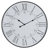 Antique-Style Wooden Wall Clock with Roman Numerals