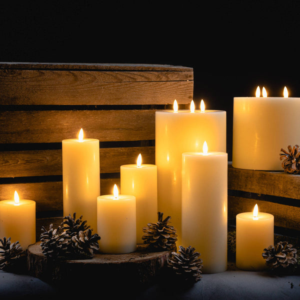 Luxury Flameless Pillar Candle