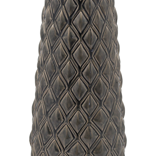 Tall Textured Ceramic Vase
