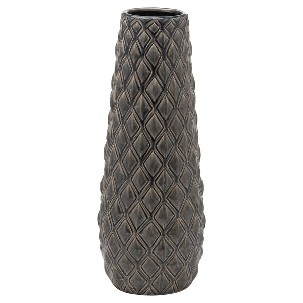Tall Textured Ceramic Vase
