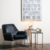 Metal Luxe Gold Nesting Tables with Slate-Effect Tops
