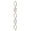 Metal Opulence Gold Multi-Panel Mirror for Luxe Interiors