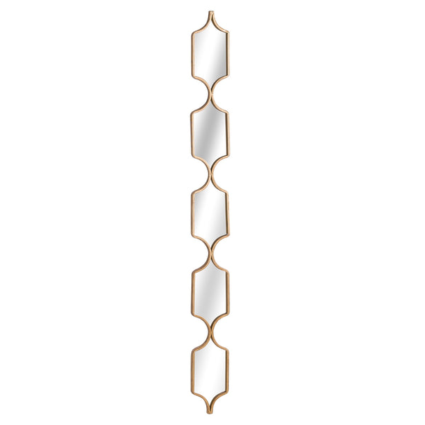 Metal Opulence Gold Multi-Panel Mirror for Luxe Interiors