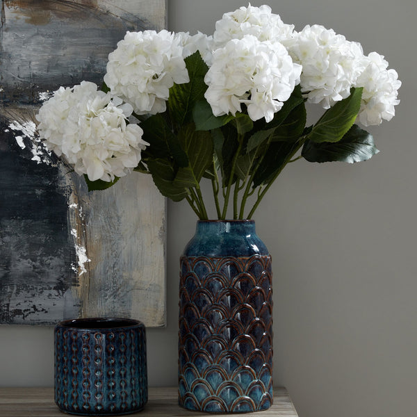 Midnight Blue Ceramic Planter