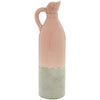 Blush & Sage Ceramic Pitcher Vase