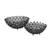 Black Aluminium Decorative Bowl