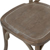 Rustic Oak Cross Back Dining Chair