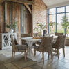 Rattan-Style Dining Chair with Metal Frame