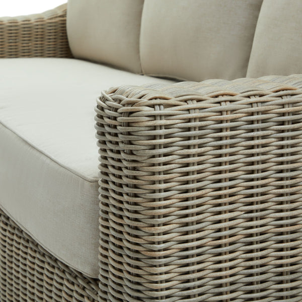 Metal Frame Elegance Woven Sofa