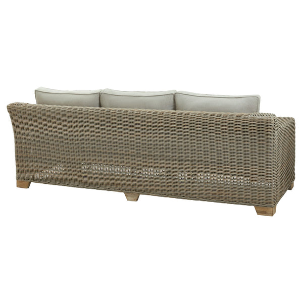 Metal Frame Elegance Woven Sofa