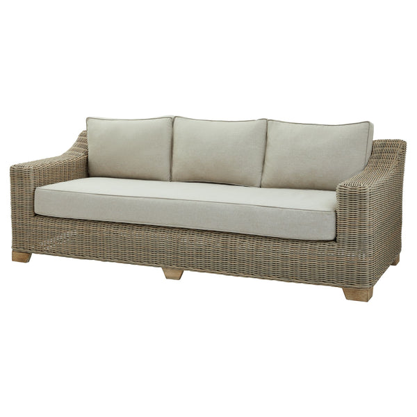 Metal Frame Elegance Woven Sofa