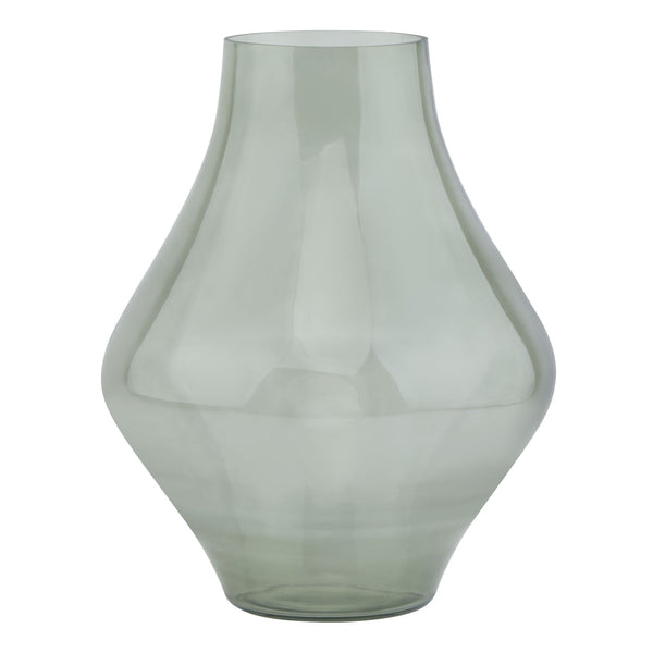 Smoked Glass Silhouette Vase