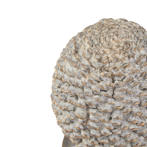 Artisanal Ceramic Pinecone Ornament