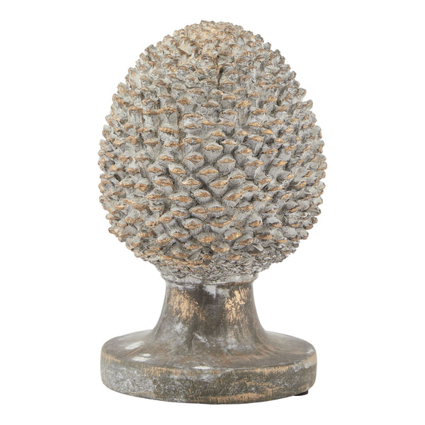 Artisanal Ceramic Pinecone Ornament