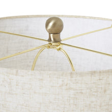 Load image into Gallery viewer, Double Globe Wicker Table Lamp
