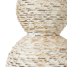 Load image into Gallery viewer, Double Globe Wicker Table Lamp