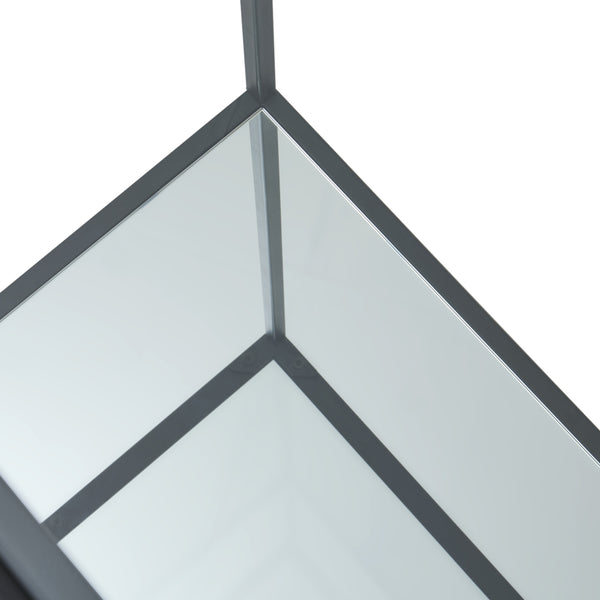 Sleek Glass Elegance Console Table