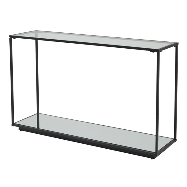 Sleek Glass Elegance Console Table