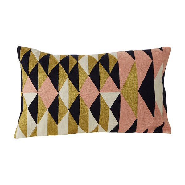 June Geometric Patterned Cushion