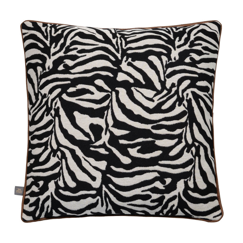 Handmade Zebra Effect Monochrome Cushion