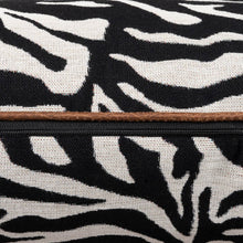 Load image into Gallery viewer, Handmade Zebra Effect Monochrome Cushion