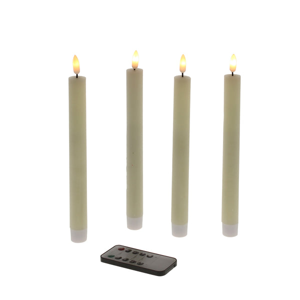 LED Taper Dining Candle Sticks | Set of 4