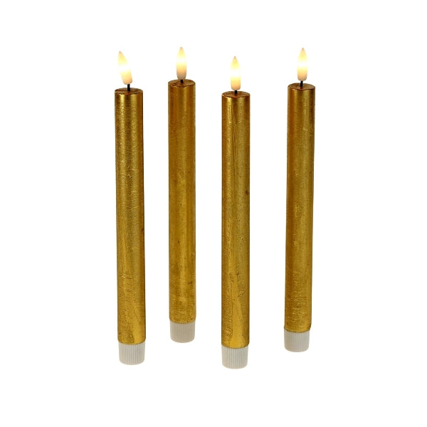 LED Taper Dining Candle Sticks | Set of 4