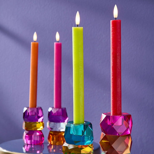 LED Taper Dining Candle Sticks | Set of 4