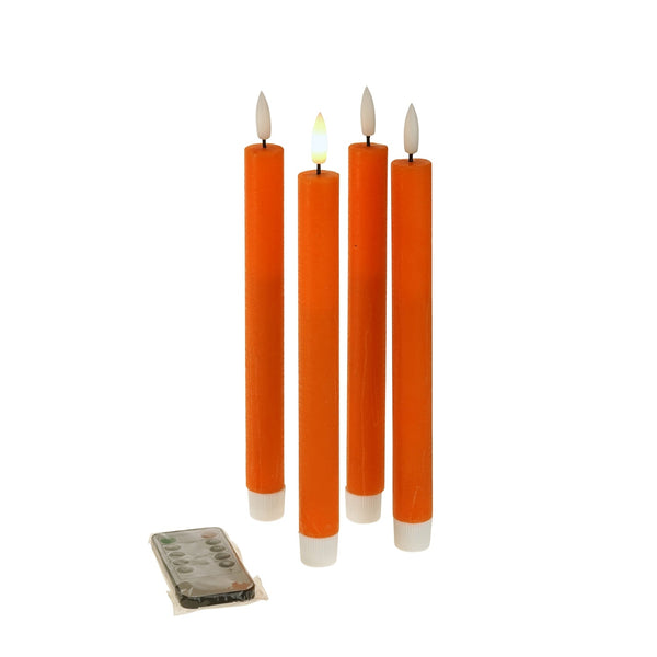 LED Taper Dining Candle Sticks | Set of 4