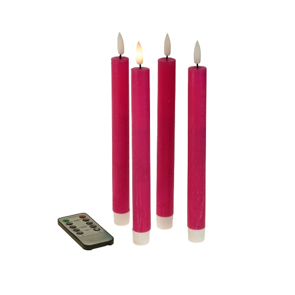 LED Taper Dining Candle Sticks | Set of 4