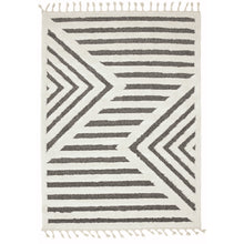 Load image into Gallery viewer, Sumptuously Soft Monochrome Geometric Rug