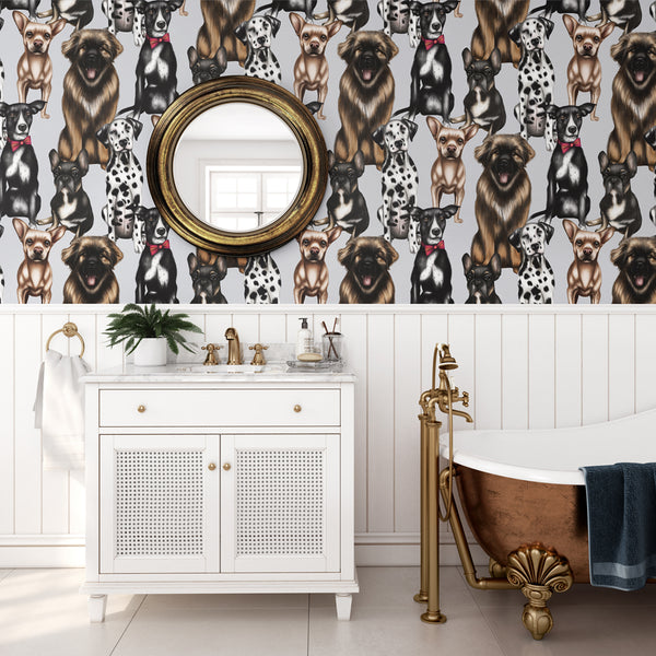 Wild At Heart 'Cutsie Canines' Wallpaper