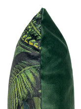 Load image into Gallery viewer, Fern Green Velvet Cushion