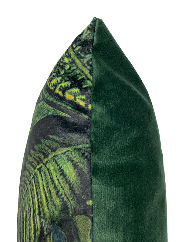 Fern Green Velvet Cushion