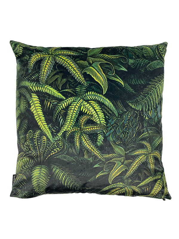 Fern Green Velvet Cushion