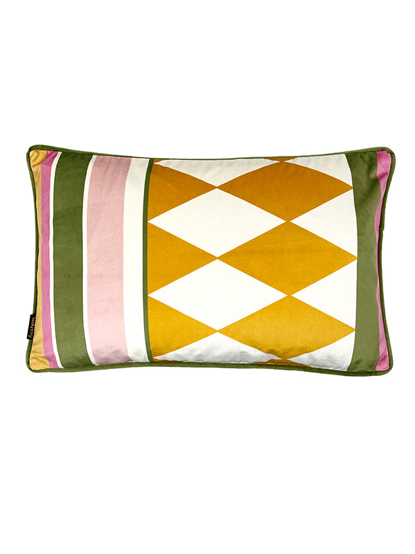 Harlequin Velvet Cushion